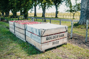 LightBloc UV and Heat Reflective Fruit Bin Cover with Blackout Coating